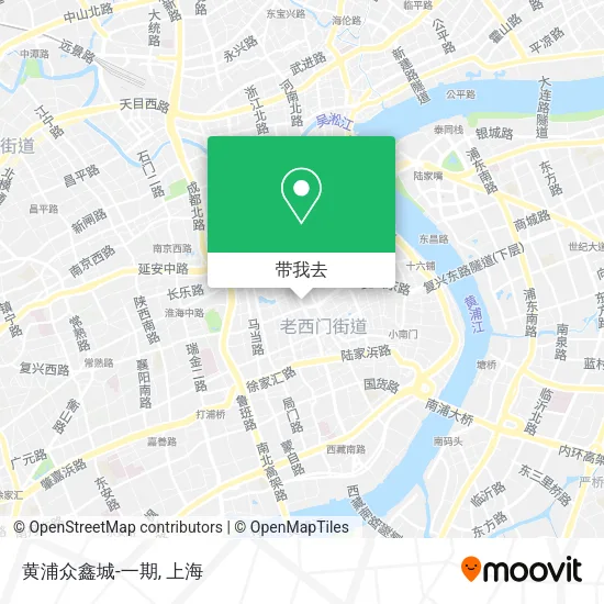 黄浦众鑫城-一期地图