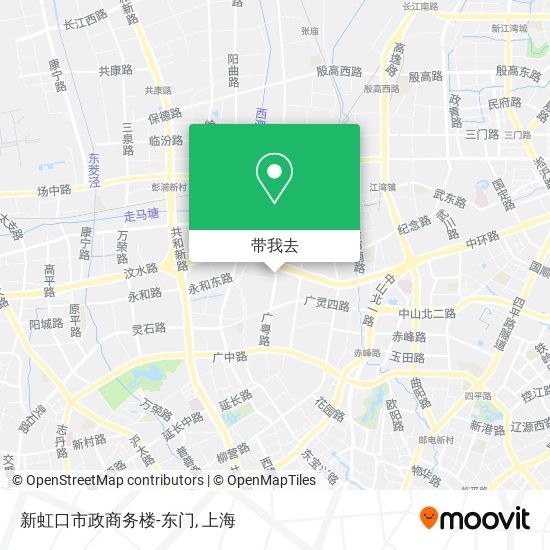 新虹口市政商务楼-东门地图