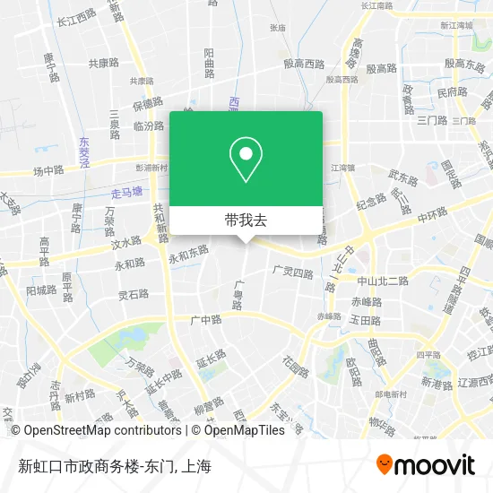 新虹口市政商务楼-东门地图