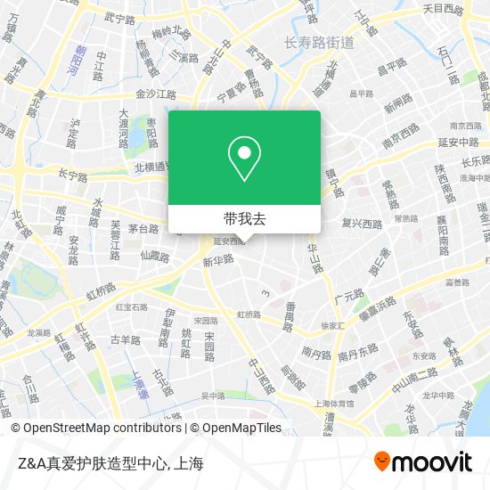 Z&A真爱护肤造型中心地图