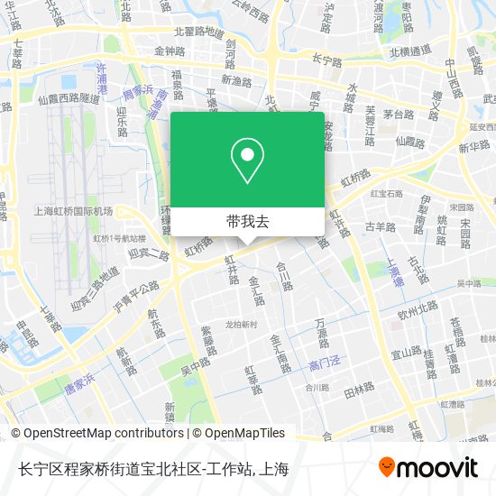 长宁区程家桥街道宝北社区-工作站地图