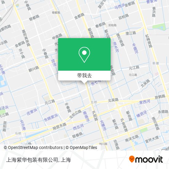 上海紫华包装有限公司地图