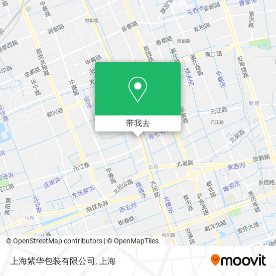 上海紫华包装有限公司地图