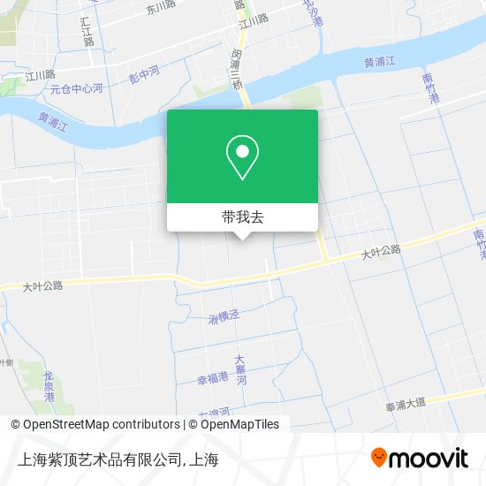 上海紫顶艺术品有限公司地图