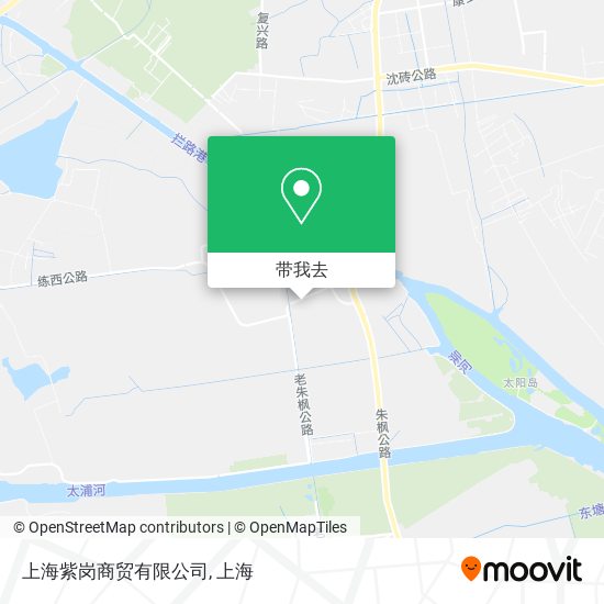 上海紫岗商贸有限公司地图