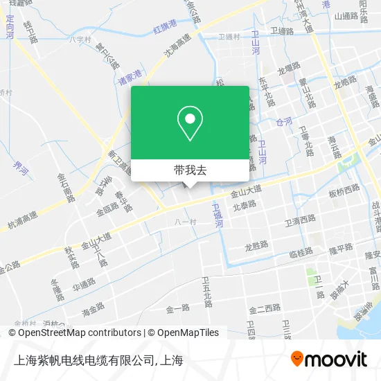 上海紫帆电线电缆有限公司地图