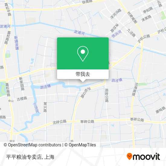 平平粮油专卖店地图