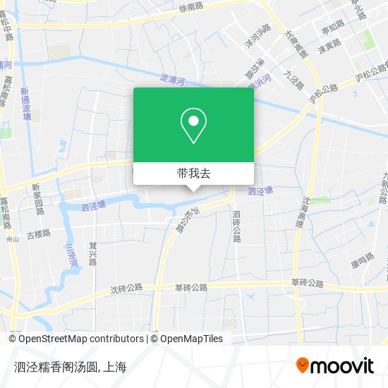 泗泾糯香阁汤圆地图