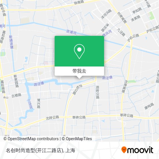 名创时尚造型(开江二路店)地图