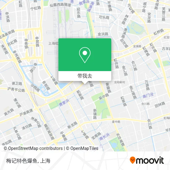 梅记特色爆鱼地图