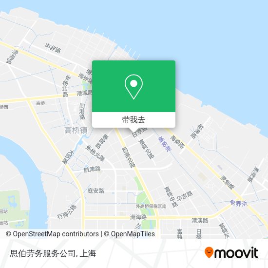 思伯劳务服务公司地图