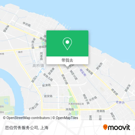 思伯劳务服务公司地图
