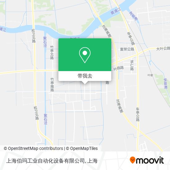 上海伯玛工业自动化设备有限公司地图