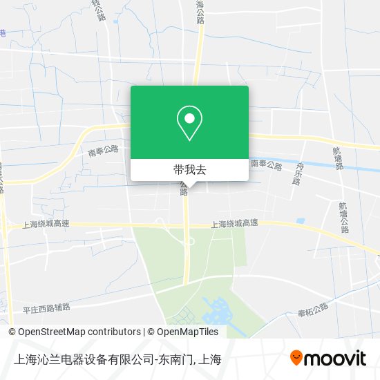 上海沁兰电器设备有限公司-东南门地图