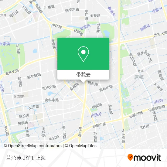 兰沁苑-北门地图