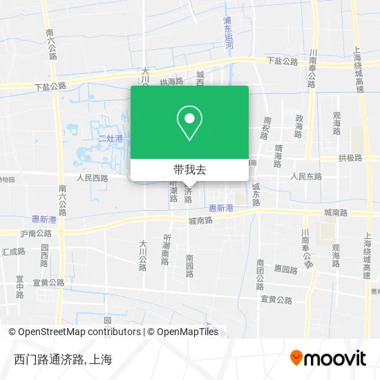 西门路通济路地图