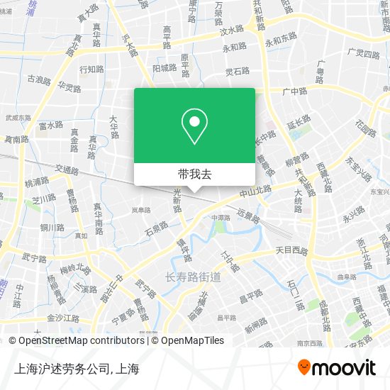 上海沪述劳务公司地图