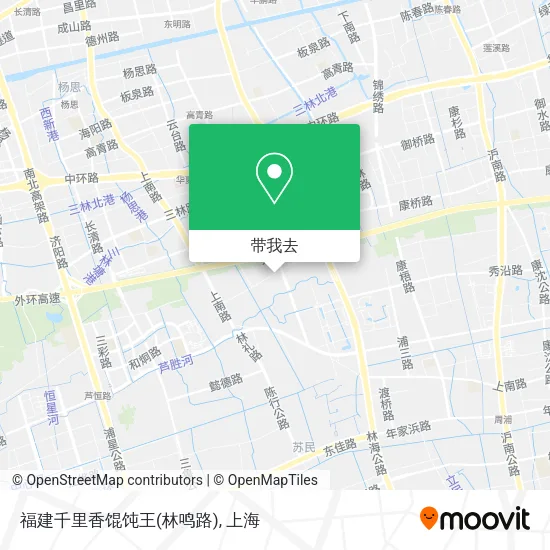 福建千里香馄饨王(林鸣路)地图