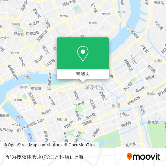 华为授权体验店(滨江万科店)地图