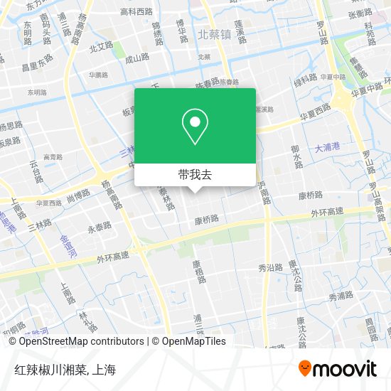 红辣椒川湘菜地图