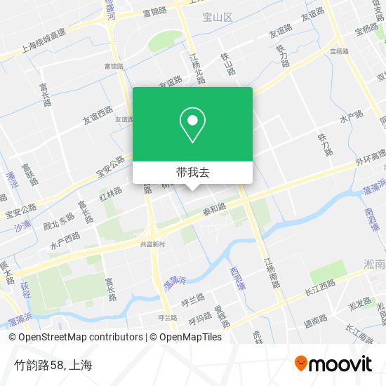 竹韵路58地图