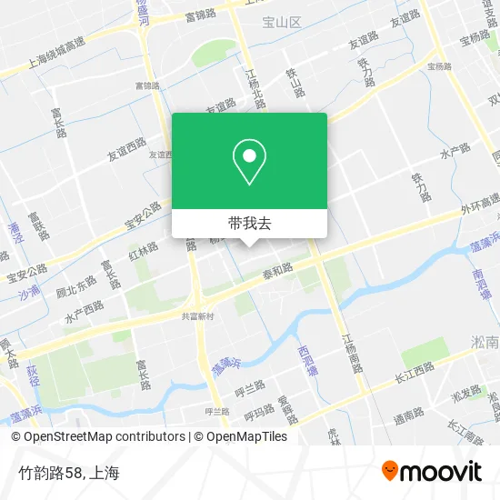 竹韵路58地图