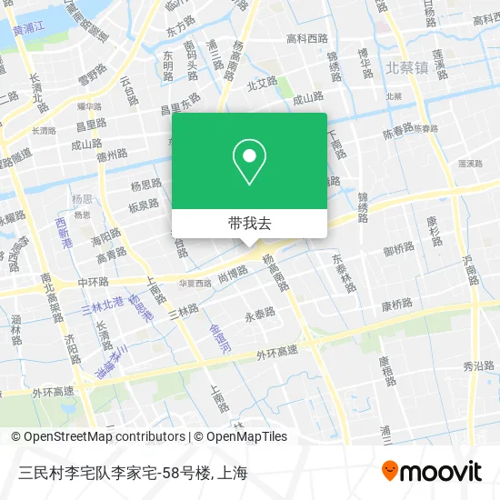 三民村李宅队李家宅-58号楼地图