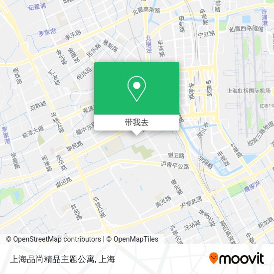 上海品尚精品主题公寓地图