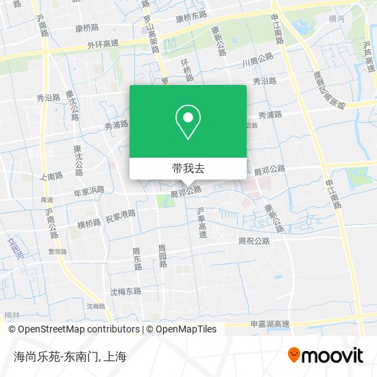 海尚乐苑-东南门地图