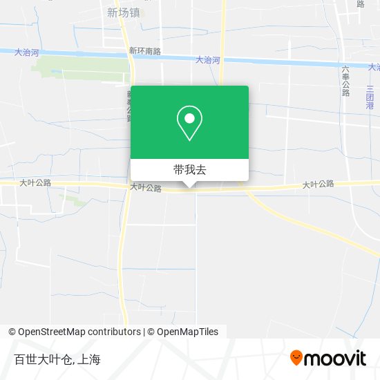 百世大叶仓地图