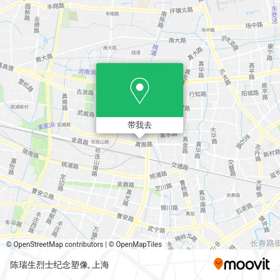 陈瑞生烈士纪念塑像地图