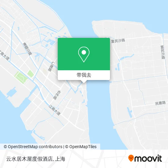 云水居木屋度假酒店地图