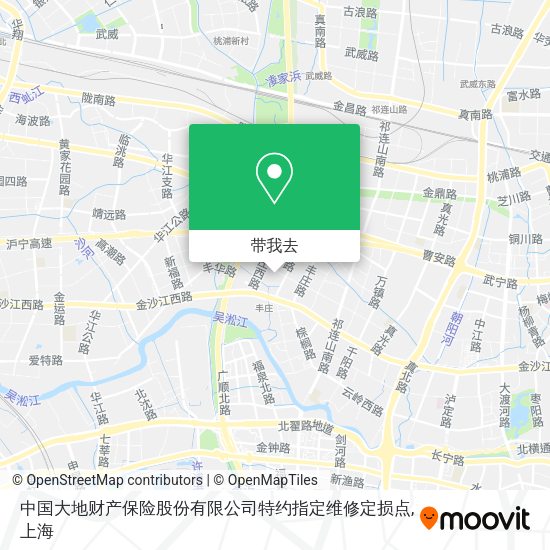 中国大地财产保险股份有限公司特约指定维修定损点地图