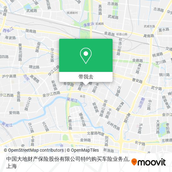 中国大地财产保险股份有限公司特约购买车险业务点地图