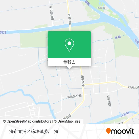 上海市青浦区练塘镇委地图