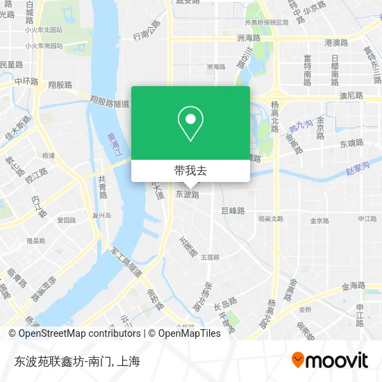 东波苑联鑫坊-南门地图