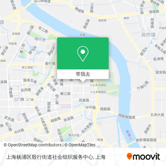 上海杨浦区殷行街道社会组织服务中心地图