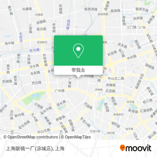 上海眼镜一厂(凉城店)地图
