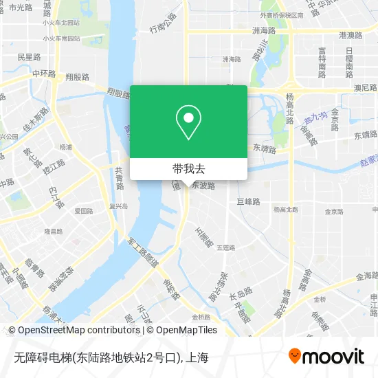 无障碍电梯(东陆路地铁站2号口)地图