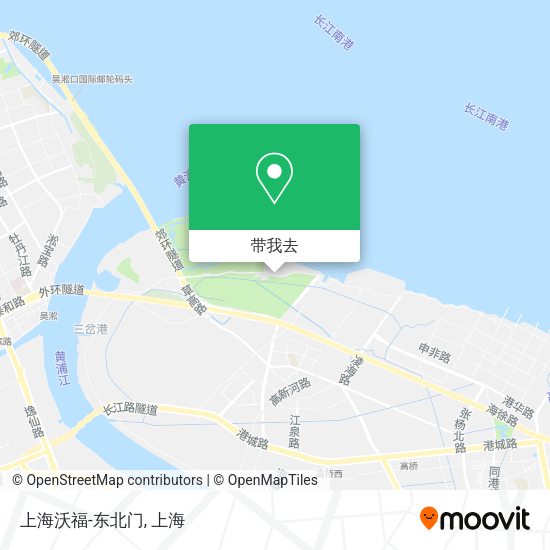 上海沃福-东北门地图