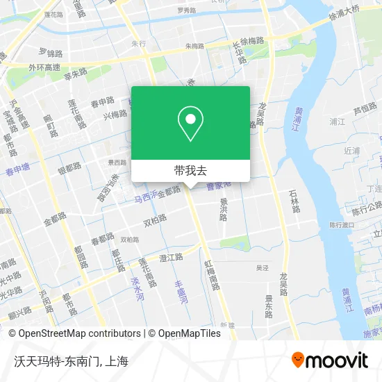 沃天玛特-东南门地图