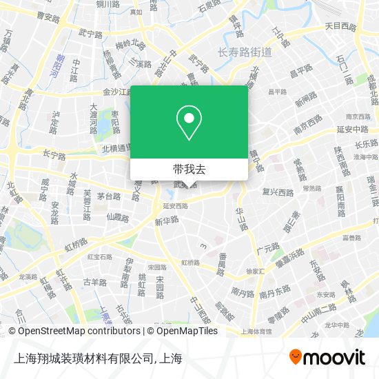 上海翔城装璜材料有限公司地图