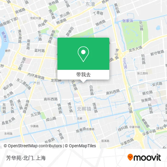 芳华苑-北门地图