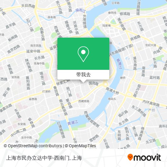 上海市民办立达中学-西南门地图