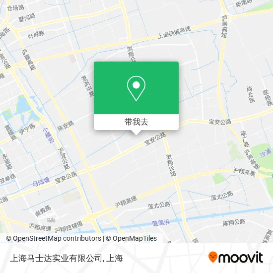 上海马士达实业有限公司地图