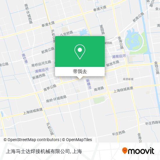 上海马士达焊接机械有限公司地图