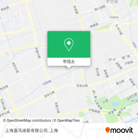上海嘉马涂装有限公司地图