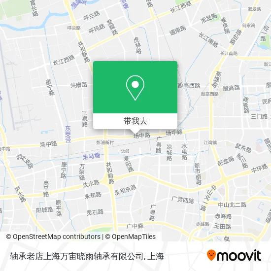 轴承老店上海万宙晓雨轴承有限公司地图