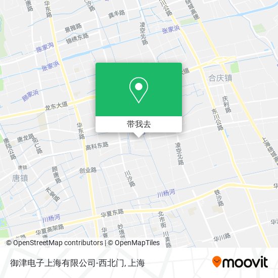 御津电子上海有限公司-西北门地图