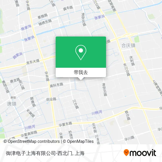 御津电子上海有限公司-西北门地图